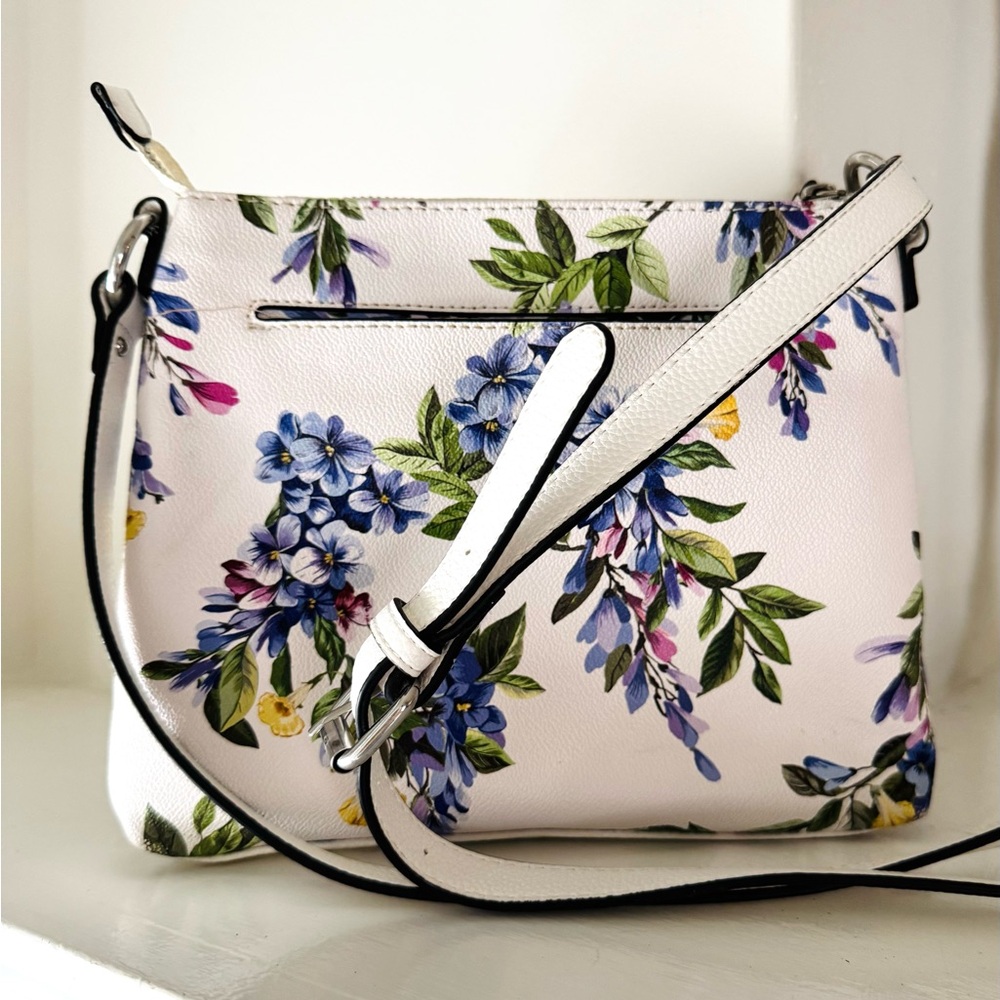 Dana Buchman Floral Crossbody Bag - Picture 2 of 11